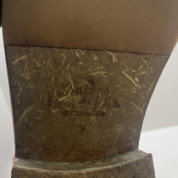 Vintage Foundry Brown Leather boots size 7 - Picture 7 of 8